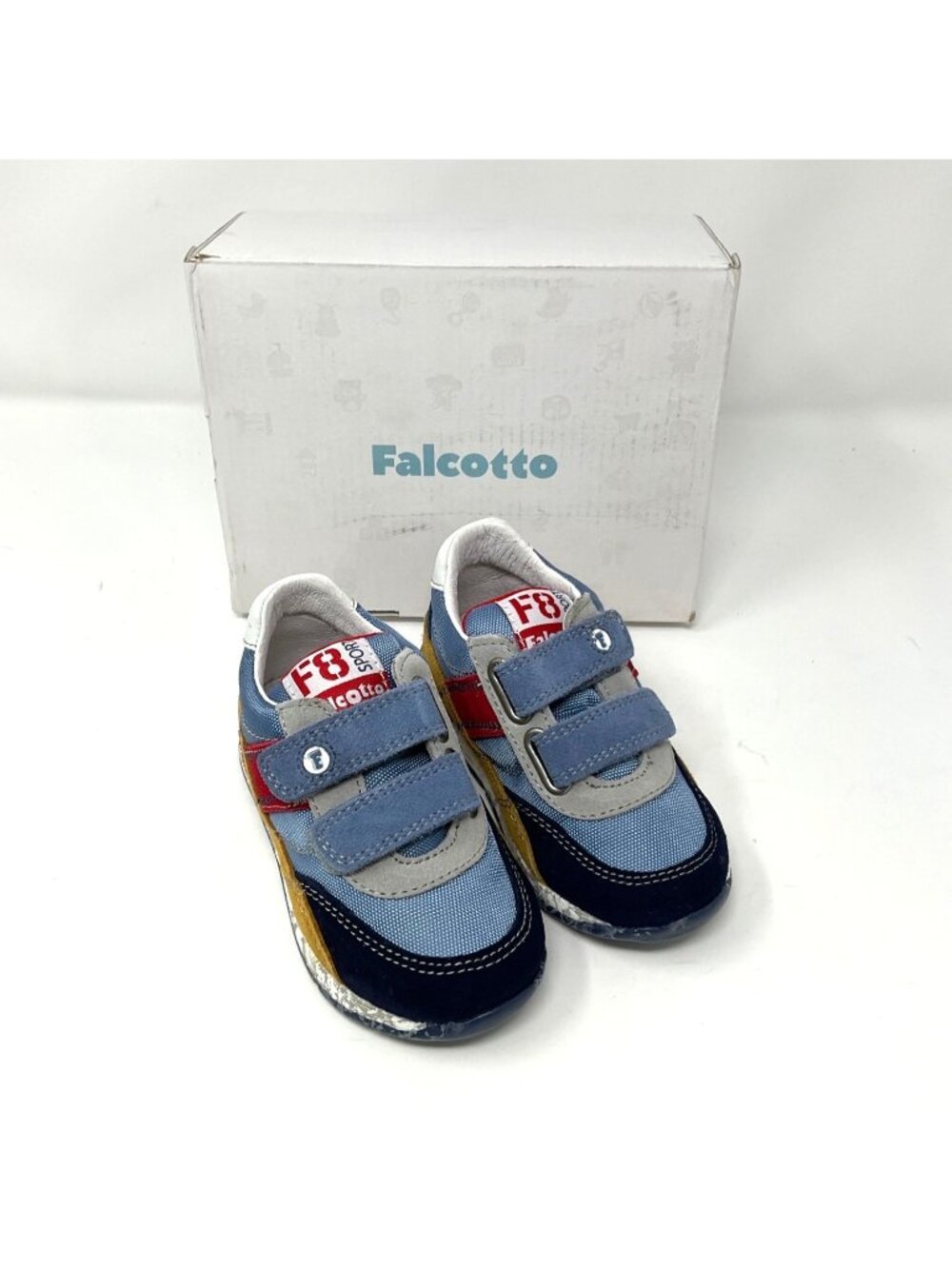 Naturino Falcotto Zak VL AW22 Boys Shoes Celeste Zucca Toddler EUR 23 Casual
